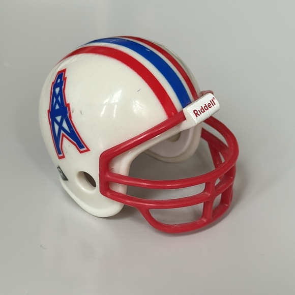 Houston Oilers NFL Vintage Pocket Pro Mini Riddell Football Helmet - Picture 3 of 7